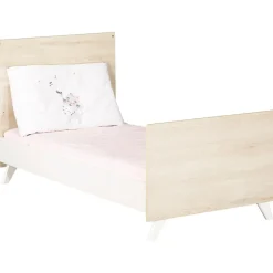 Pack duo Scandi naturel lit bébé évolutif et commode à langer