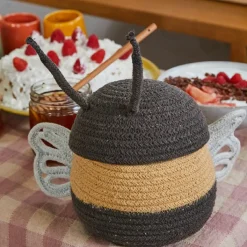 Panier de rangement Bébé Abeille (Ø 15 x 15 cm)