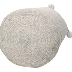 Panier de rangement Bubbly en coton gris (30 x 30 cm)