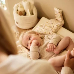 Panier de rangement Cloudy Rib Oatmeal (14 x 18 cm)