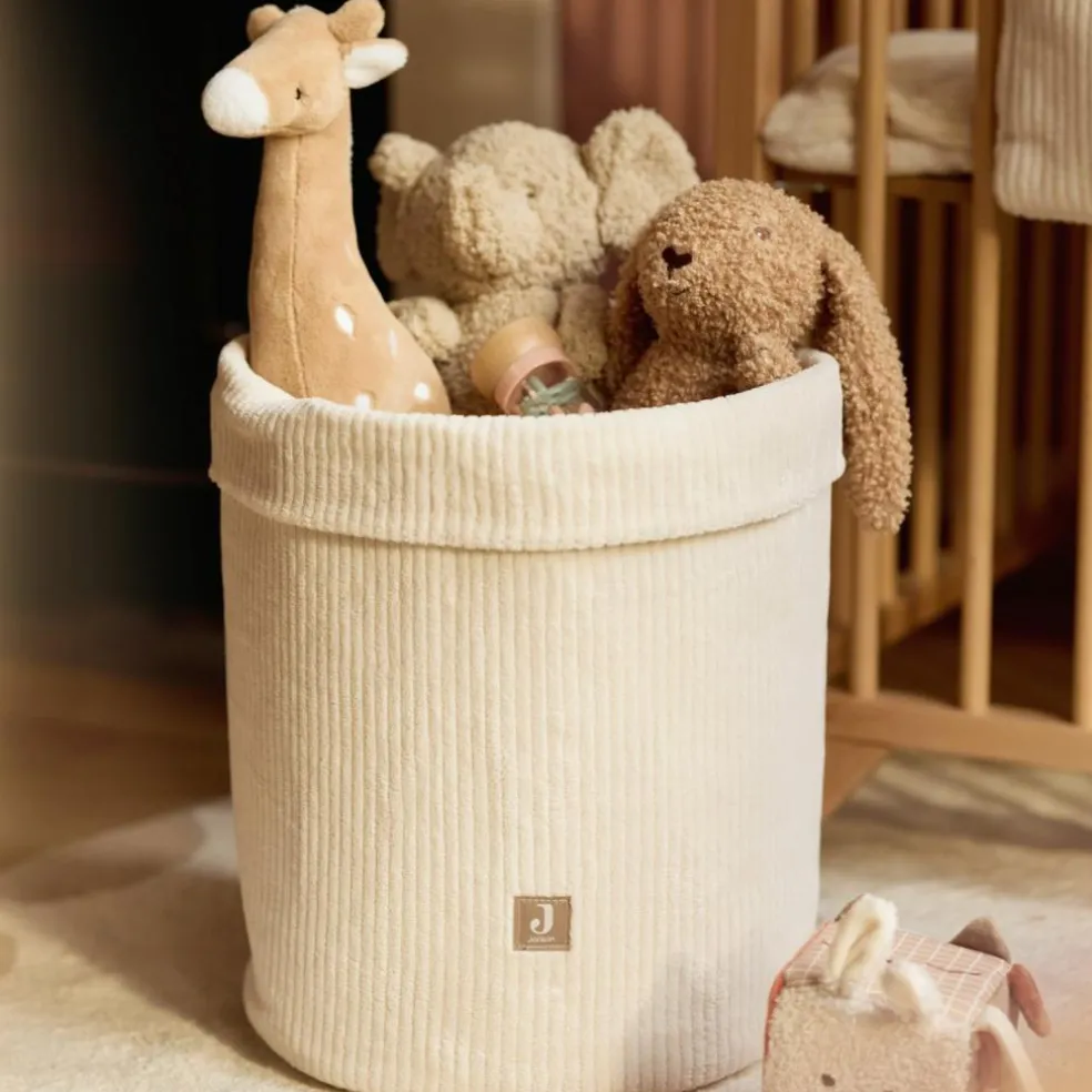 Panier de rangement Cloudy Rib Oatmeal (35 x 30 cm)