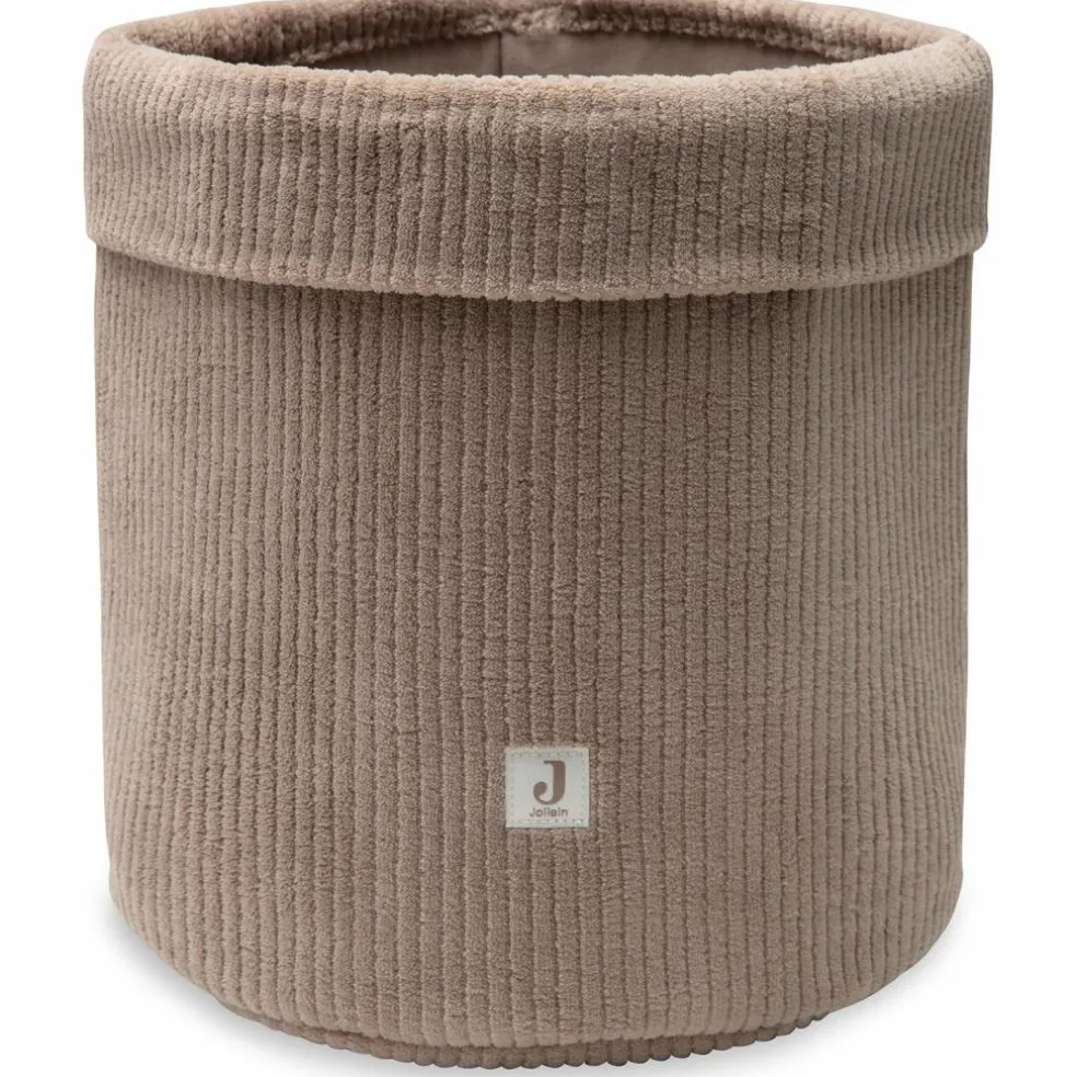 Panier de rangement Cloudy Rib Milky Coffee (35 x 30 cm)