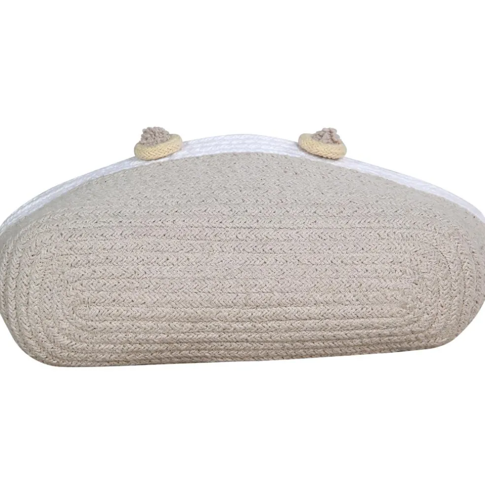 Panier de rangement Maria beige (10 x 25 x 12 cm)