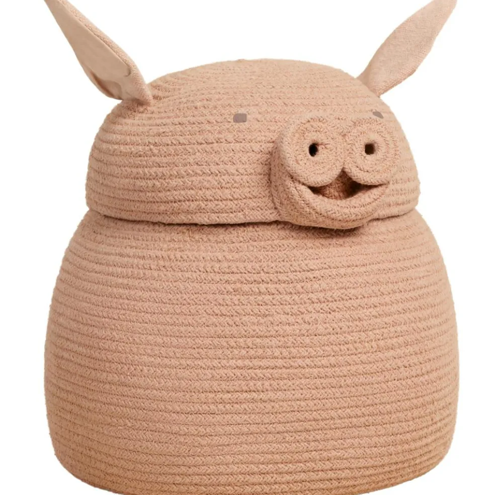 Panier de rangement Peggy le cochon