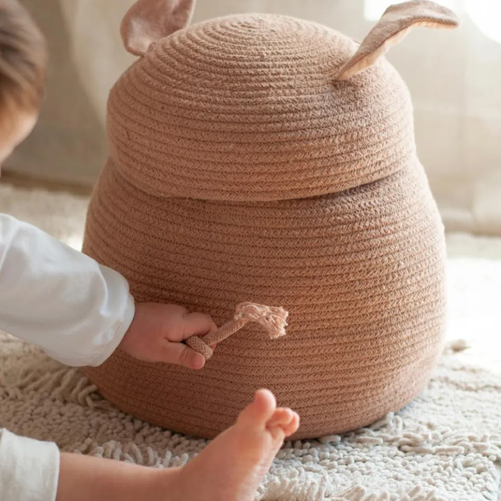 Panier de rangement Peggy le cochon