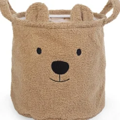 Panier de rangement Teddy beige (30 x 30 cm)