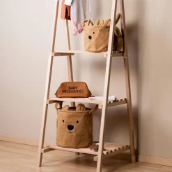 Panier de rangement Teddy beige (30 x 30 cm)