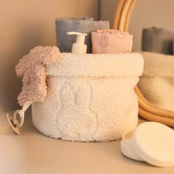 Panier de rangement Teddy Miffy Oatmeal (14 x 18 cm)
