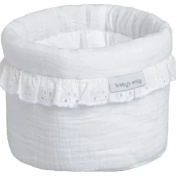 Panier de toilette Calm blanc (20 x 20 cm)