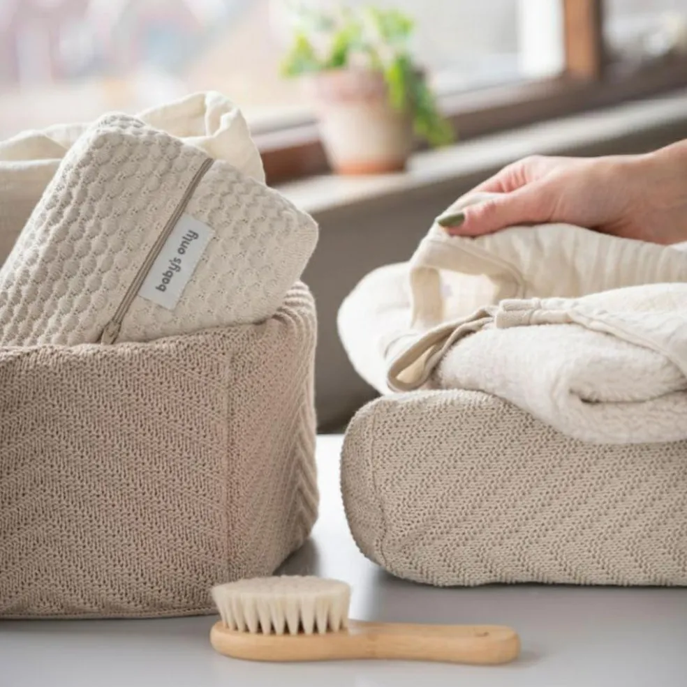 Panier de toilette Grace Warm linen