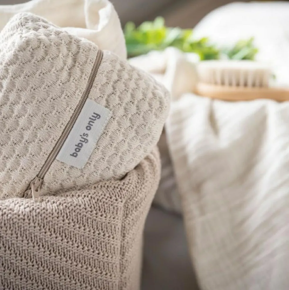 Panier de toilette Grace Warm linen