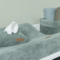 Panier de toilette Sense vert d'eau (18 x 18 cm)