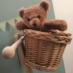 Panier de vélo en osier