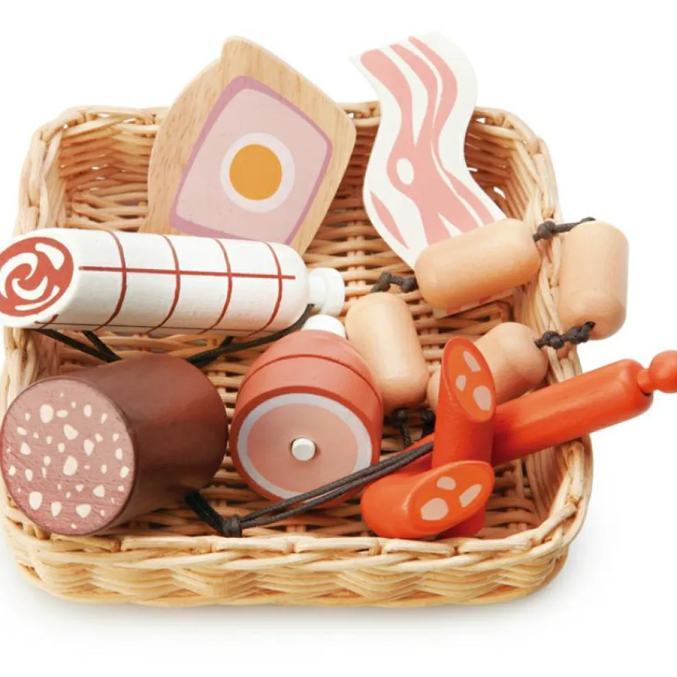 Panier du marché Charcuterie