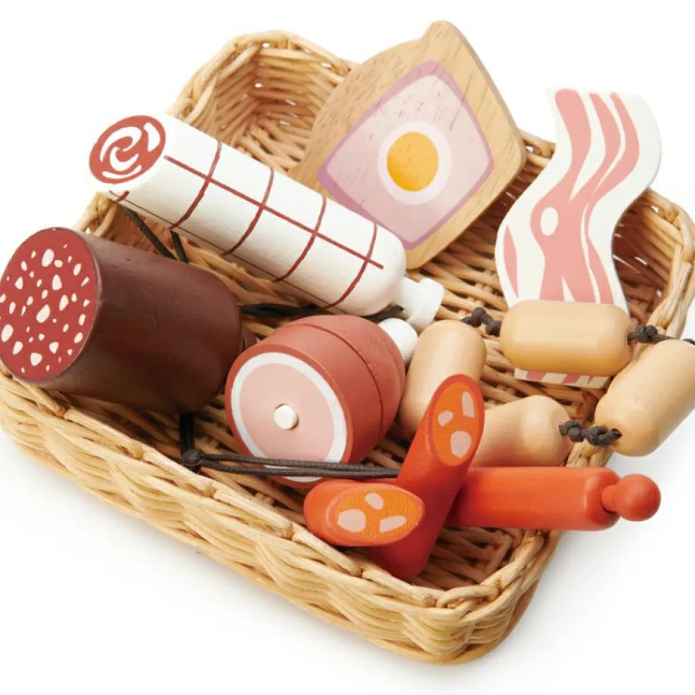 Panier du marché Charcuterie