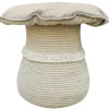 Panier et coussin champignon géant