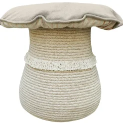 Panier et coussin champignon géant