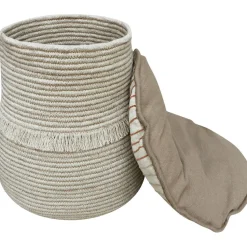 Panier et coussin champignon géant