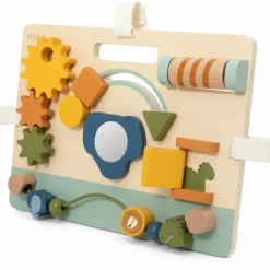 Panneau d'activités en bois Mrs. Elephant