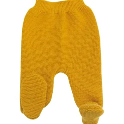Pantalon en maille Moutarde (0-1 mois)