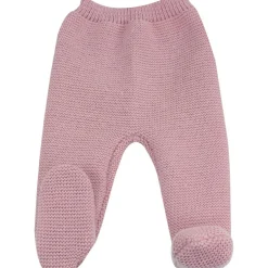 Pantalon en maille Rose (0-1 mois)
