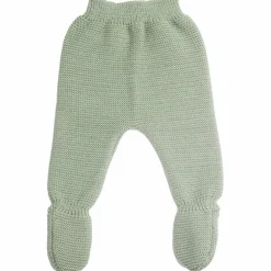 Pantalon en maille Vert Olive (0-1 mois)