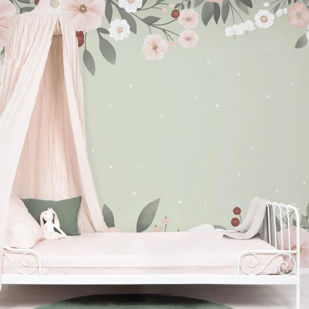 Papier peint décor XL Grandes fleurs