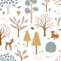 Papier peint faon Forest Living (50 cm x 10 m)