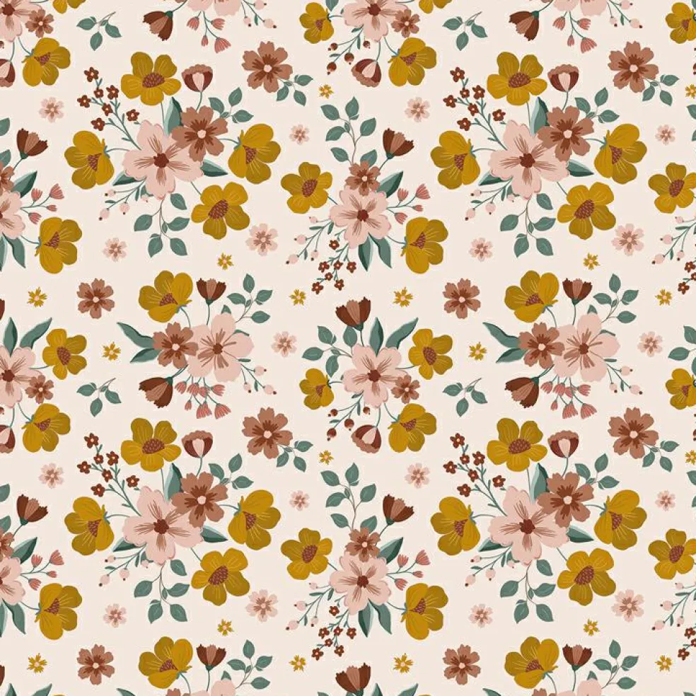 Papier peint fleur Fall Bouquet clair (50 cm x 10 m)
