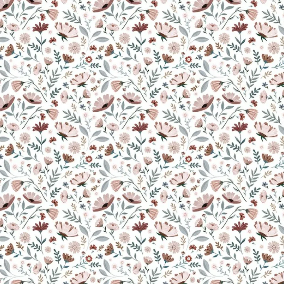 Papier peint intissé Ocean flowers (10 m)