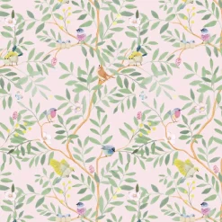 Papier peint intissé Roseraie rose