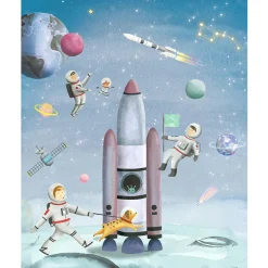 Papier Peint Panorama Espace L (250 x 200 cm)