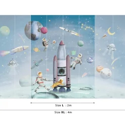 Papier Peint Panorama Espace L (250 x 200 cm)