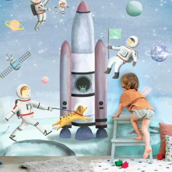 Papier Peint Panorama Espace L (250 x 200 cm)