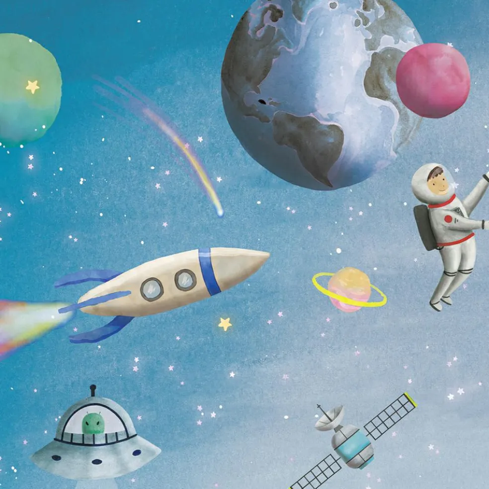 Papier Peint Panorama Espace XL (250 x 400 cm)