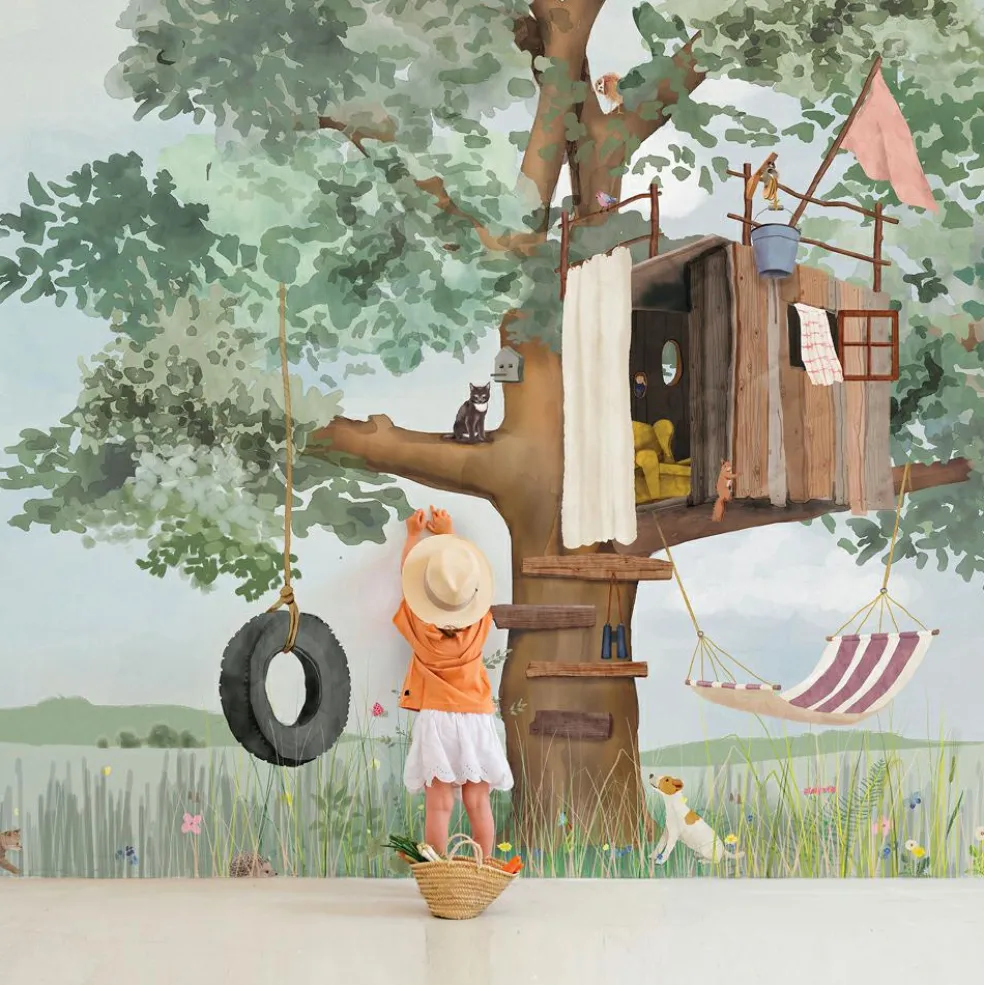 Papier Peint Panorama Ma cabane XL (250 x 400 cm)