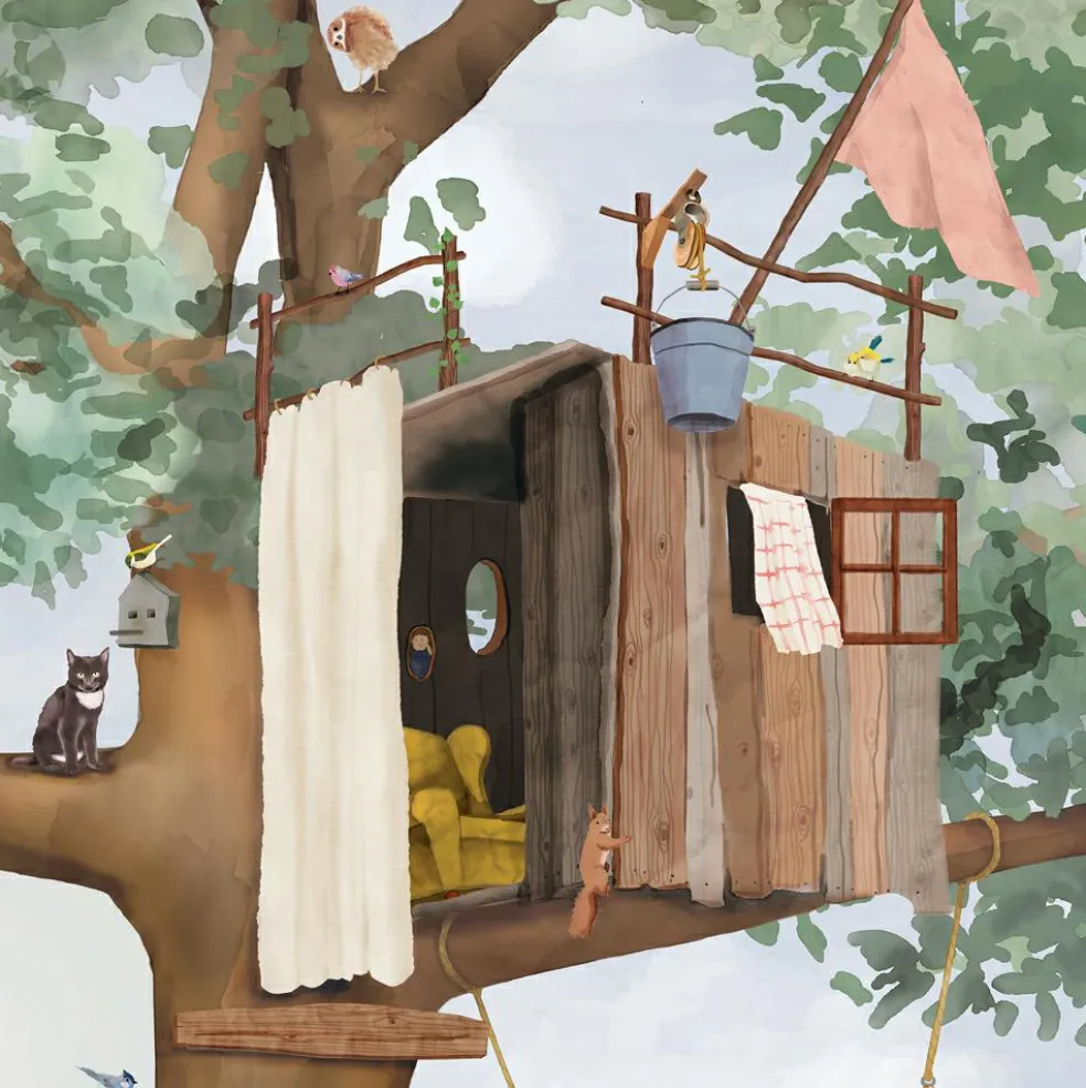 Papier Peint Panorama Ma cabane XL (250 x 400 cm)