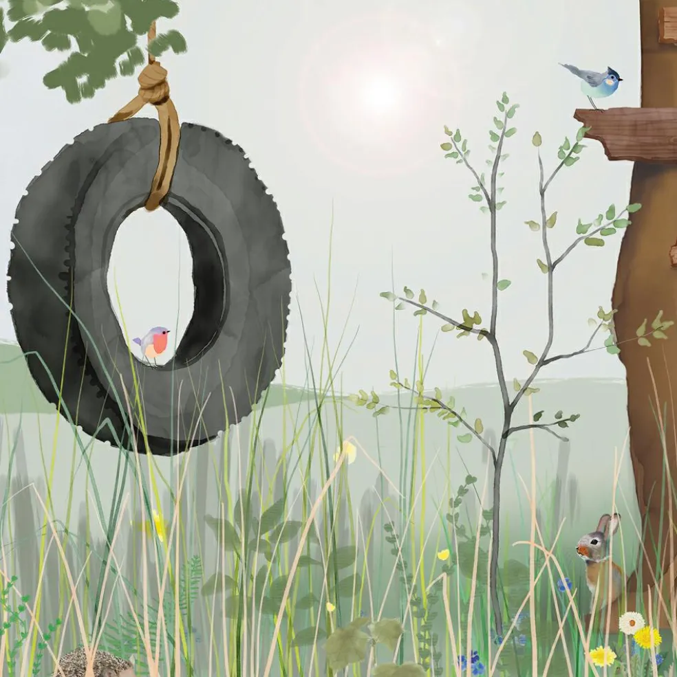 Papier Peint Panorama Ma cabane XL (250 x 400 cm)