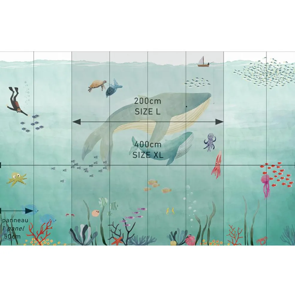 Papier Peint Panorama Océan XL (250 x 400 cm)