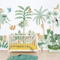 Papier peint panoramique Aventure dans la jungle