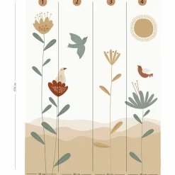 Papier peint panoramique Lili Rose