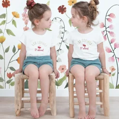 Papier peint panoramique fleurs Queyran (200 x 248 cm)