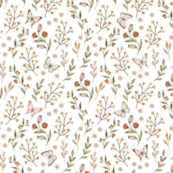 Papier peint Papillons et fleurs (50 cm x 10 m)