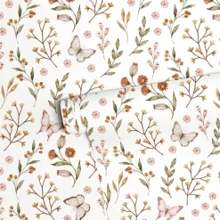 Papier peint Papillons et fleurs (50 cm x 10 m)