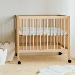 Parc 97 hêtre naturel avec roues (75 x 95 cm)