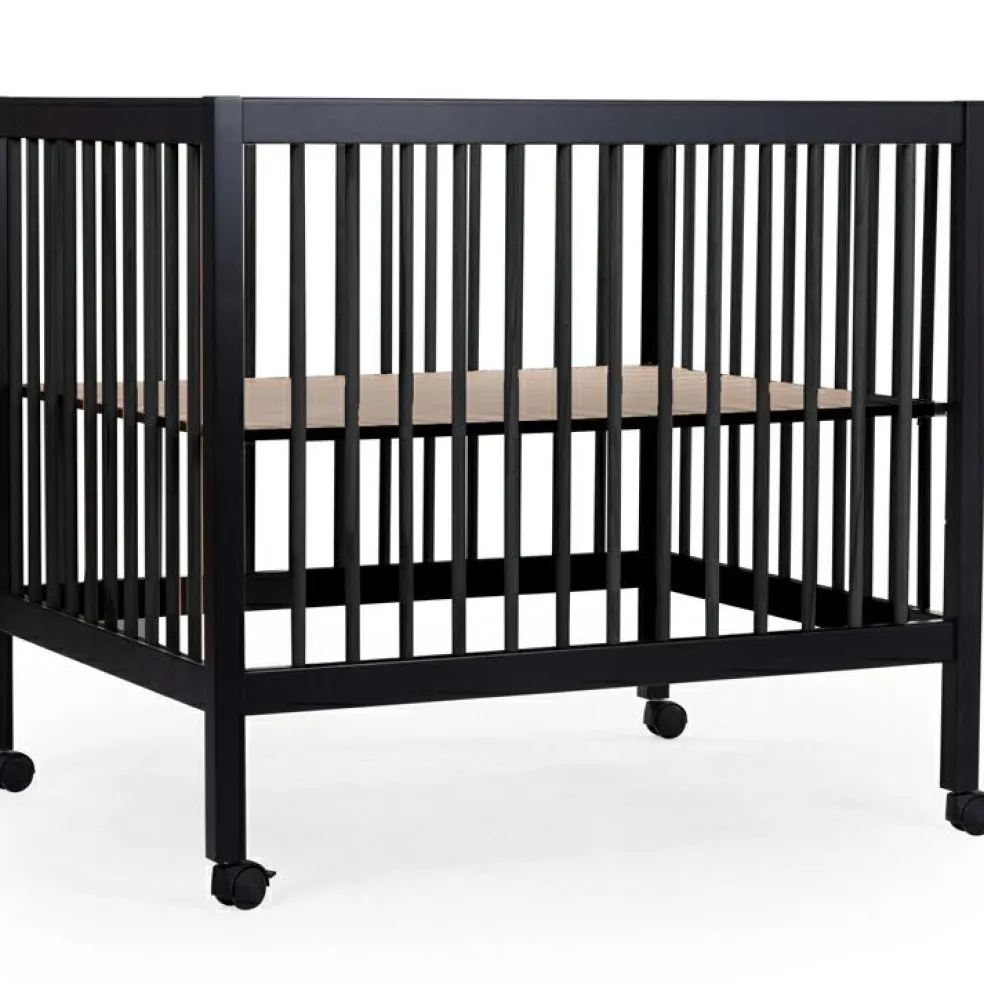 Parc 97 noir avec roues (75 x 95 cm)