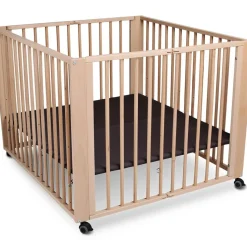 Parc bébé pliant Moritz Natural (89 x 95 cm)