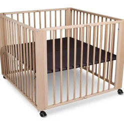 Parc bébé pliant Moritz Natural (89 x 95 cm)