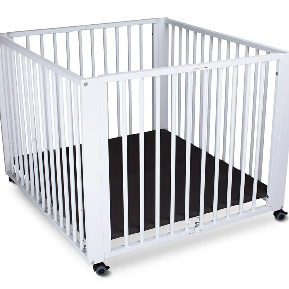 Parc bébé pliant Moritz White (89 x 95 cm)