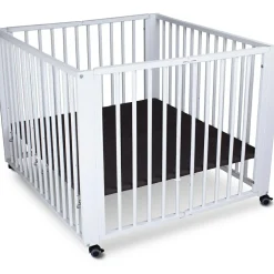 Parc bébé pliant Moritz White (89 x 95 cm)